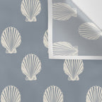 coastal scallop seashells Wall Tapestry Gallery Image 3