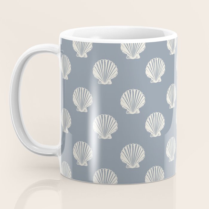 coastal scallop seashells Coffee Mug Gallery Image 3