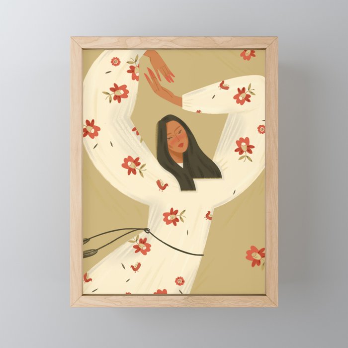  Ukrainian girl Mini Art Print Gallery Image 1