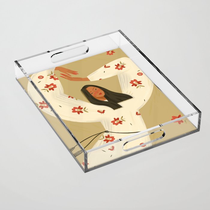  Ukrainian girl Acrylic Tray Gallery Image 1