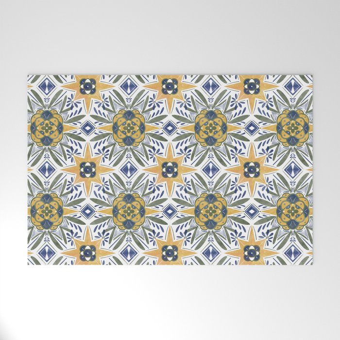 Modern fantasy tiles S Welcome Mat Gallery Image 1