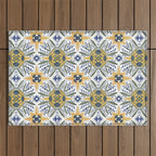 Modern fantasy tiles S Outdoor Rug Gallery Image 1