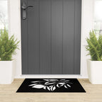 Lemon Tree In Black  Welcome Mat Gallery Image 3