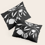 Lemon Tree In Black  Pillow Sham Gallery Image 3