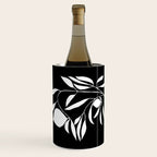 Lemon Tree In Black  Wine Chiller Gallery Image 1