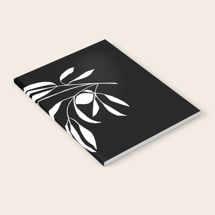 Lemon Tree In Black  Notebook Gallery Image 2