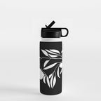 Lemon Tree In Black  Water Bottle Gallery Image 1