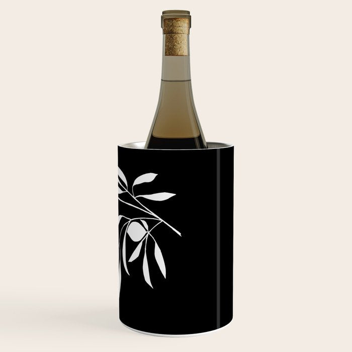 Lemon Tree In Black  Wine Chiller Gallery Image 3