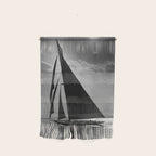 America's Cup Sailing Yacht Races - The Vanitie Newport, Rhode Island black and white photography - photographs Wall Hanging Gallery Image 1