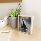 America's Cup Sailing Yacht Races - The Vanitie Newport, Rhode Island black and white photography - photographs Mini Art Print Gallery Image 2