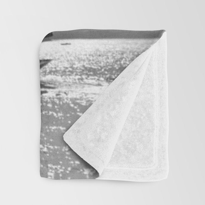 America's Cup Sailing Yacht Races - The Vanitie Newport, Rhode Island black and white photography - photographs Throw Blanket Gallery Image 3