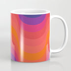 Retro Sacred Geometry | 80s Wavy Vibe Coffee Mug Gallery Image 1