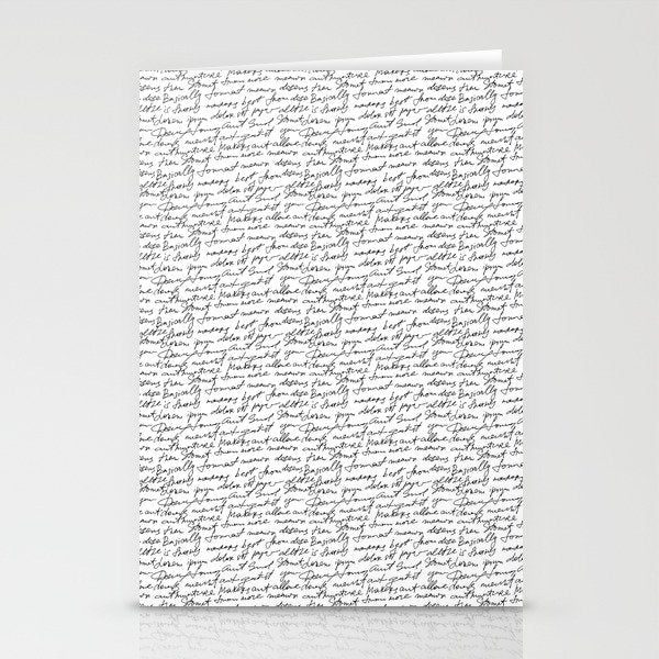 Manuscript Stationery Card Gallery Image 2