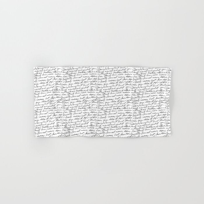 Manuscript Bath Towel Gallery Image 1