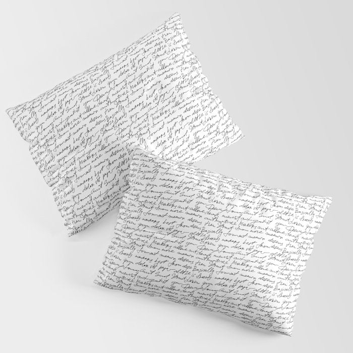 Manuscript Pillow Sham Gallery Image 3