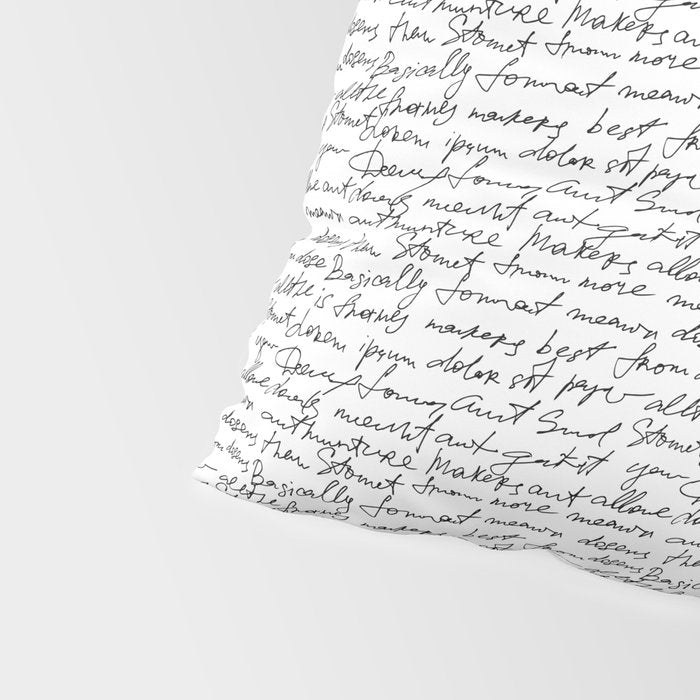 Manuscript Pillow Sham Gallery Image 4