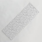 Manuscript Yoga Mat Gallery Image 1