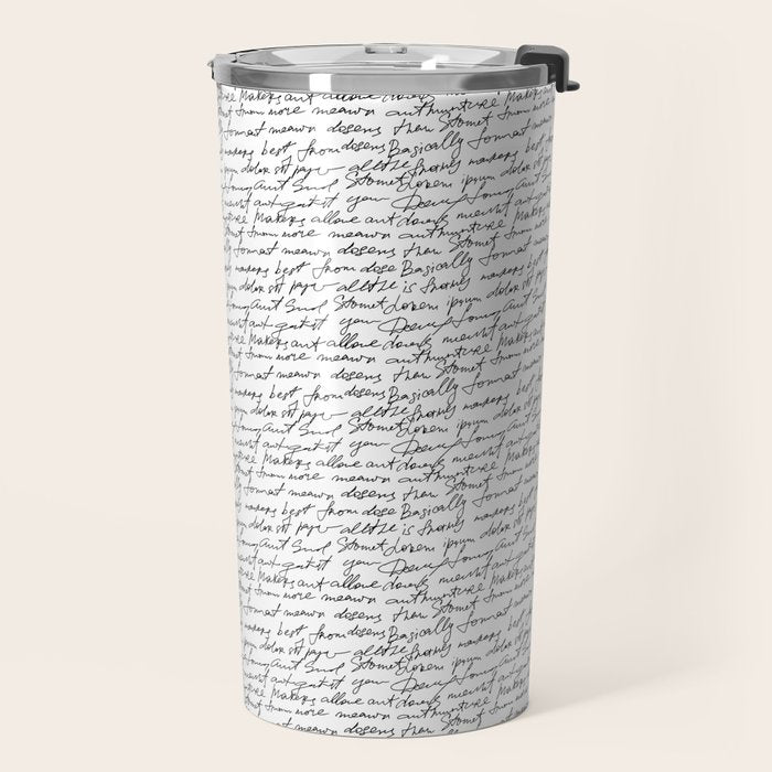 Manuscript Travel Mug Gallery Image 2