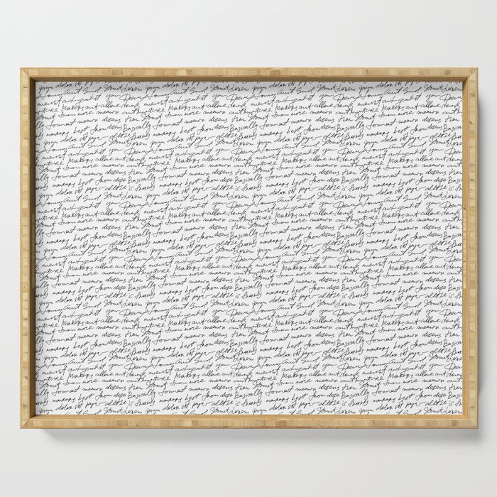 Manuscript Serving Tray Gallery Image 1