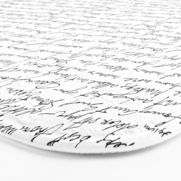 Manuscript Bath Mat Gallery Image 3