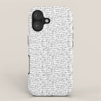 Manuscript iPhone Case Gallery Image 1