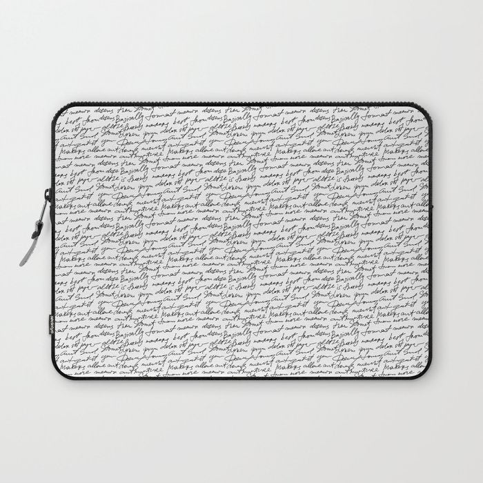 Manuscript Laptop Sleeve Gallery Image 1