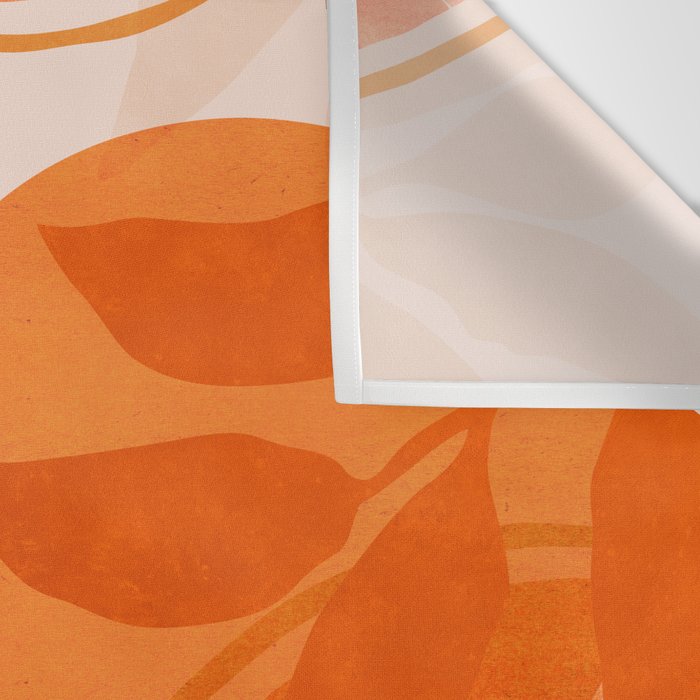Sweet Orange Citrus Collage Wall Tapestry Gallery Image 3