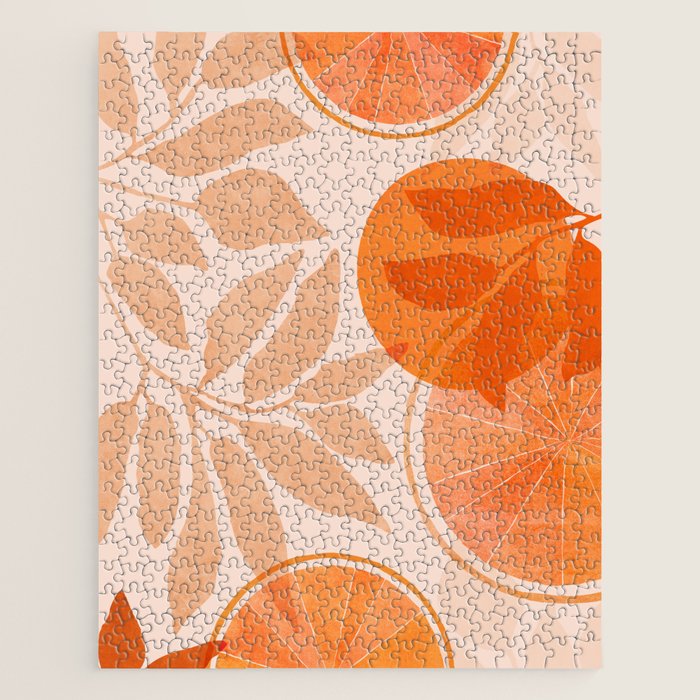 Sweet Orange Citrus Collage Jigsaw Puzzle Gallery Image 1