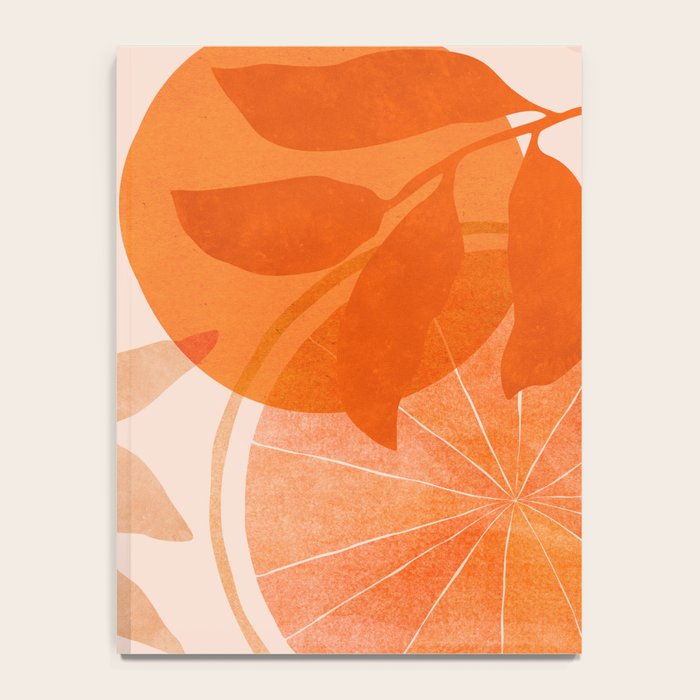 Sweet Orange Citrus Collage Notebook Gallery Image 4