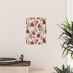 Linocut Tulip Pattern #2 Poster Gallery Image 2