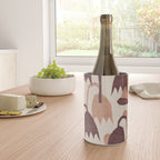 Linocut Tulip Pattern #2 Wine Chiller Gallery Image 4