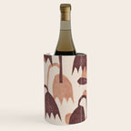 Linocut Tulip Pattern #2 Wine Chiller Gallery Image 1
