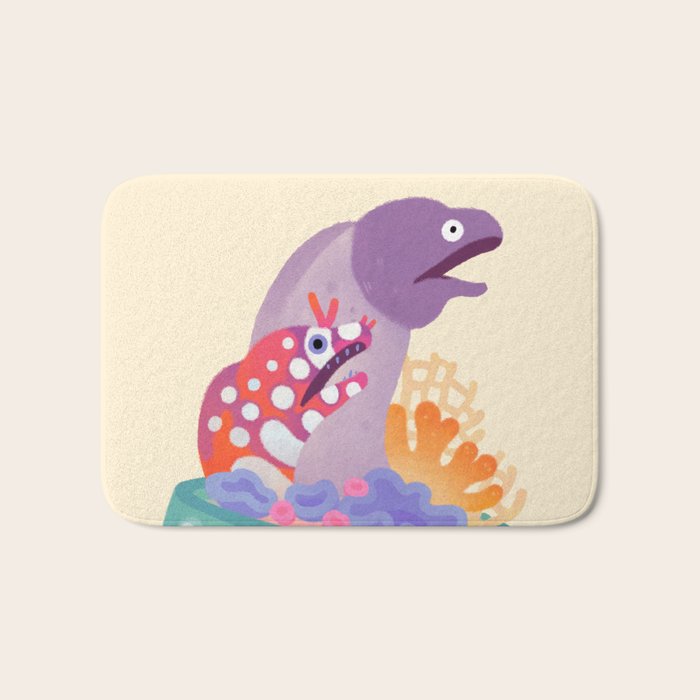 Eel flower pot Bath Mat Gallery Image 1