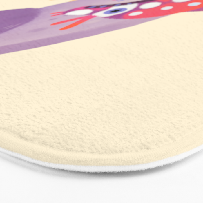 Eel flower pot Bath Mat Gallery Image 3