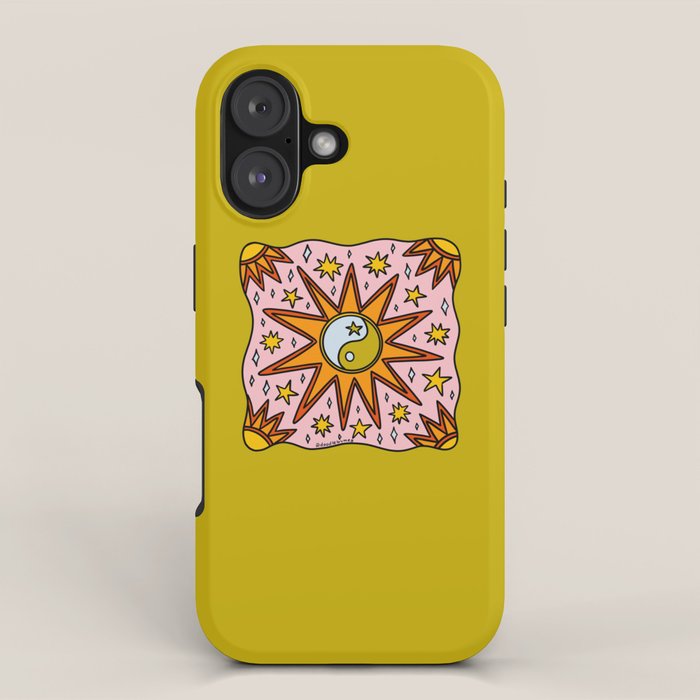 Yin Yang Sun iPhone Case Gallery Image 1