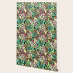 Multicolor Modern Floral Garden Wallpaper Gallery Image 2