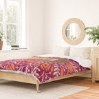 Stay Trippy Little Hippie - Fuchsia Palette Duvet Cover Gallery Image 2
