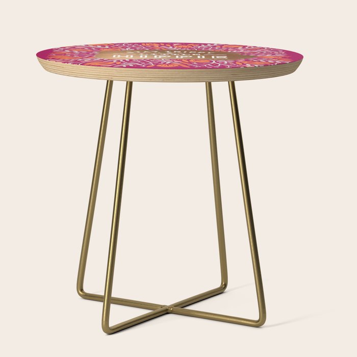 Stay Trippy Little Hippie - Fuchsia Palette Side Table Gallery Image 1