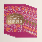 Stay Trippy Little Hippie - Fuchsia Palette Wrapping Paper Gallery Image 3