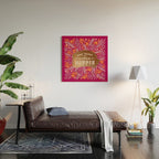 Stay Trippy Little Hippie - Fuchsia Palette Wood Wall Art Gallery Image 2