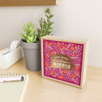 Stay Trippy Little Hippie - Fuchsia Palette Mini Art Print Gallery Image 2