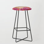 Stay Trippy Little Hippie - Fuchsia Palette Stool Gallery Image 1