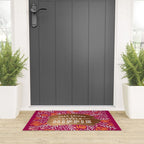 Stay Trippy Little Hippie - Fuchsia Palette Welcome Mat Gallery Image 3