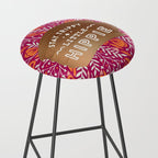 Stay Trippy Little Hippie - Fuchsia Palette Stool Gallery Image 2