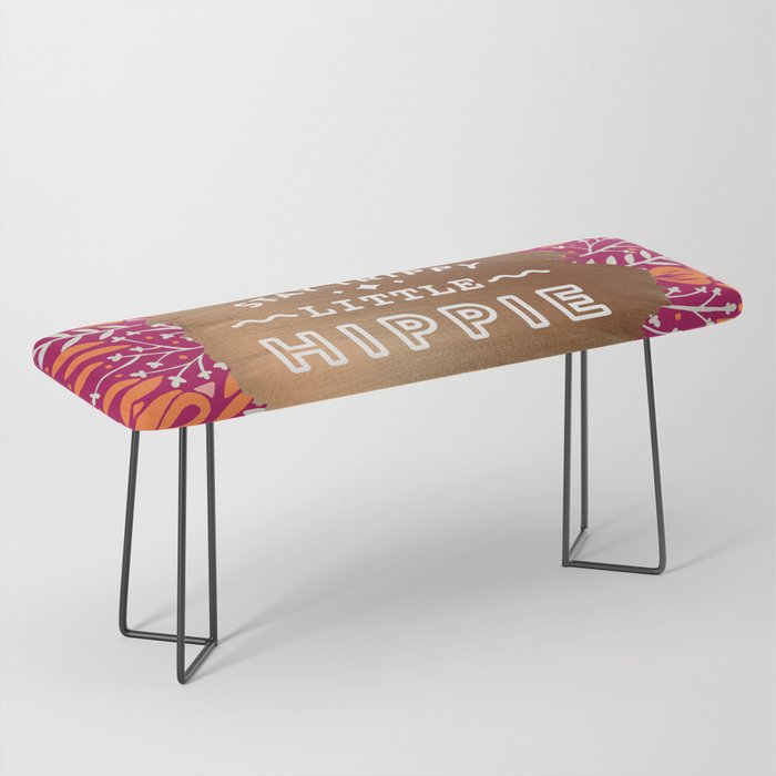 Stay Trippy Little Hippie - Fuchsia Palette Bench Gallery Image 1