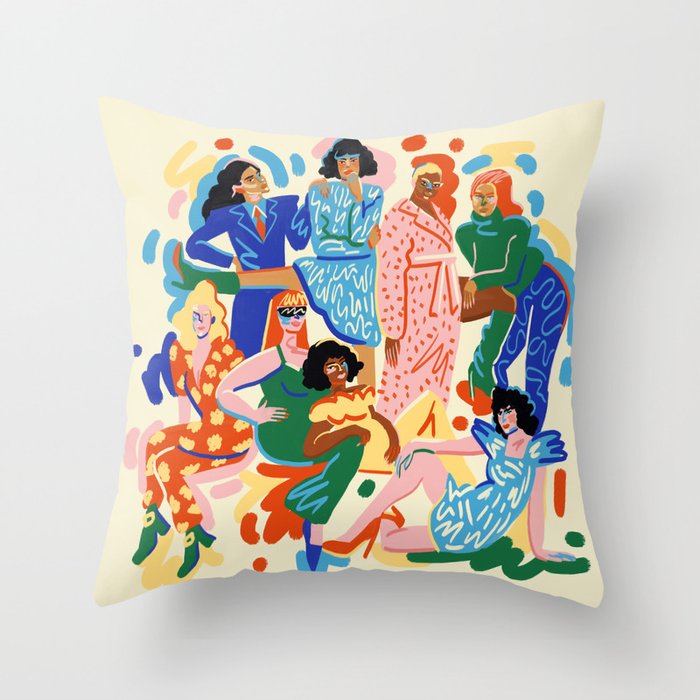 Friends Throw Pillow Gallery Image 6