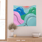 Sun's Out, Buns Out Wall Tapestry Gallery Image 2