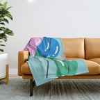 Sun's Out, Buns Out Throw Blanket Gallery Image 1