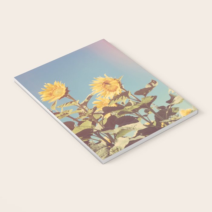 Retro Sunflowers - Nature Photography Notebook Gallery Image 3