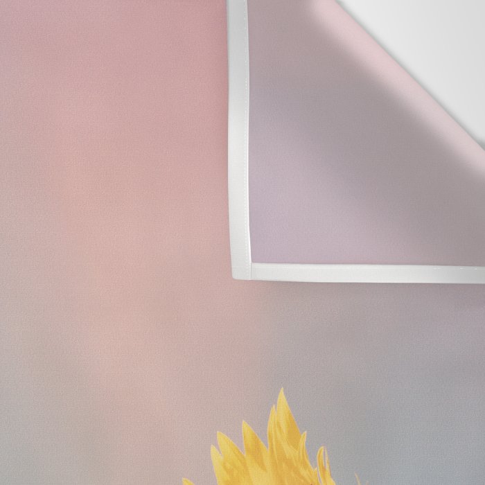 Retro Sunflowers - Nature Photography Wall Tapestry Gallery Image 3